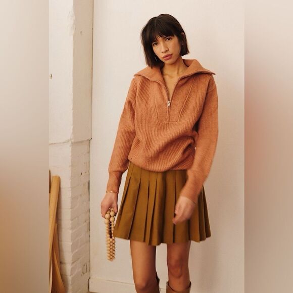 FRNCH | high collar Nadine oversized Sweater | small/medium - Picture 1 of 7